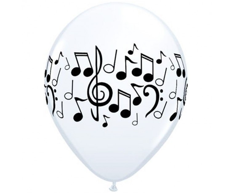 25 Balões  Notas Musicais