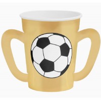 6 Copos Taça Futebol