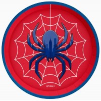 6 Pratos Aranha 18 cms