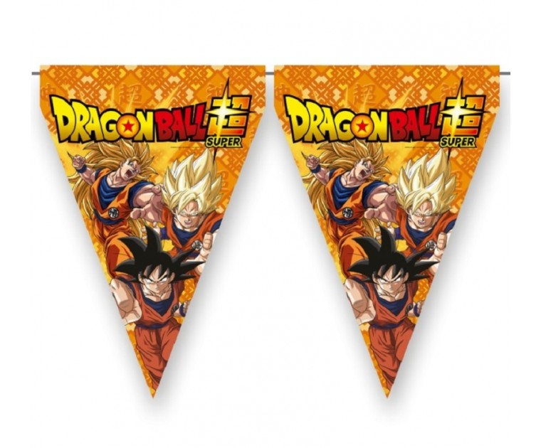 Bandeirolas Triangulares Dragon Ball