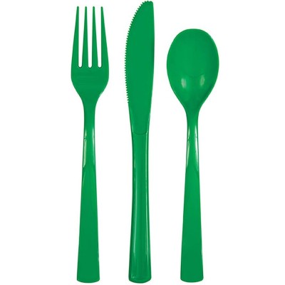 18 Talheres Verde Escuro