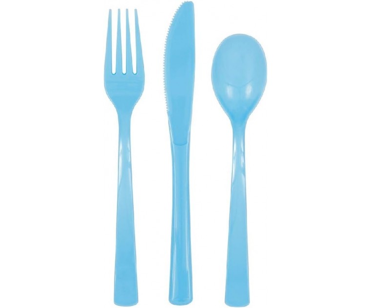 18 Talheres Azul Talco