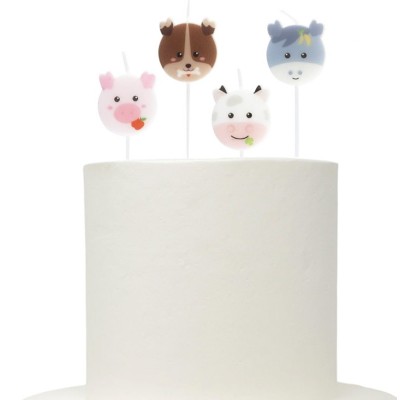 Conj. 4 Velas Animais Quinta