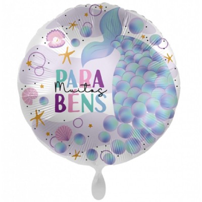 Balão Sereia Muitos Parabéns