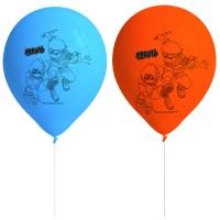 8 Balões Latex 27cm Naruto
