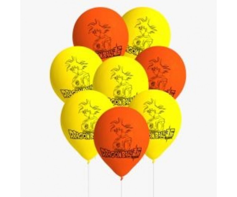 8 Balões Latex Dragon Ball