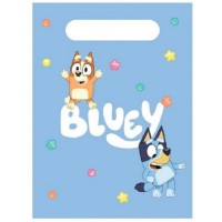 8 Sacos Doces e Ofertas Bluey Papel 