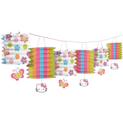 Grinalda com Lanternas Hello Kitty