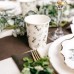 6 Copos Sage Green Folhagem