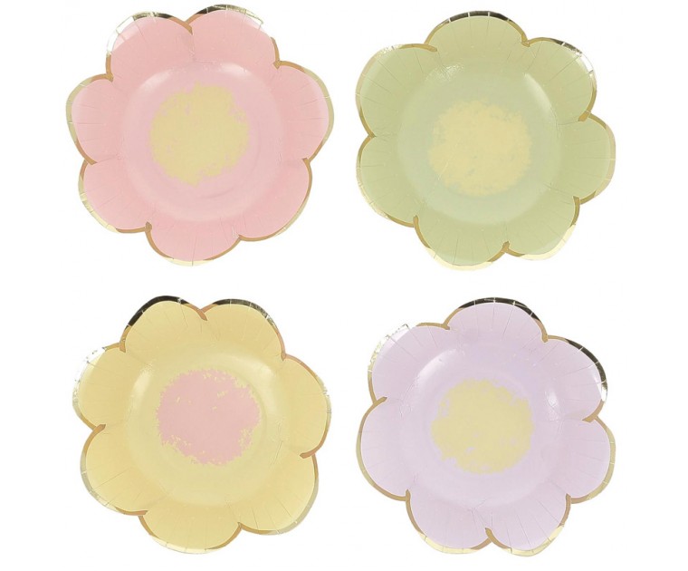 8 Taças Sortidas Flores