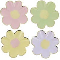8 Pratos Sortidos Flores