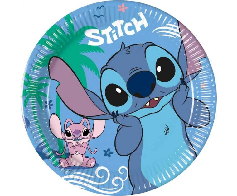 Pratos Pequenos Stitch e Angel