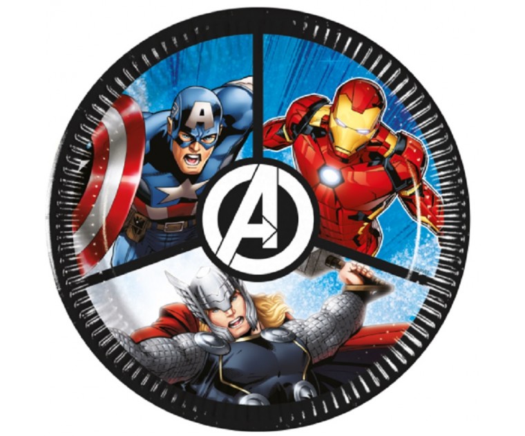 Pratos Avengers Evergreen