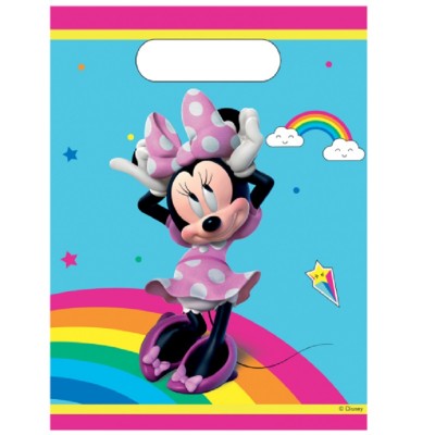 Sacos Minnie Arco íris 