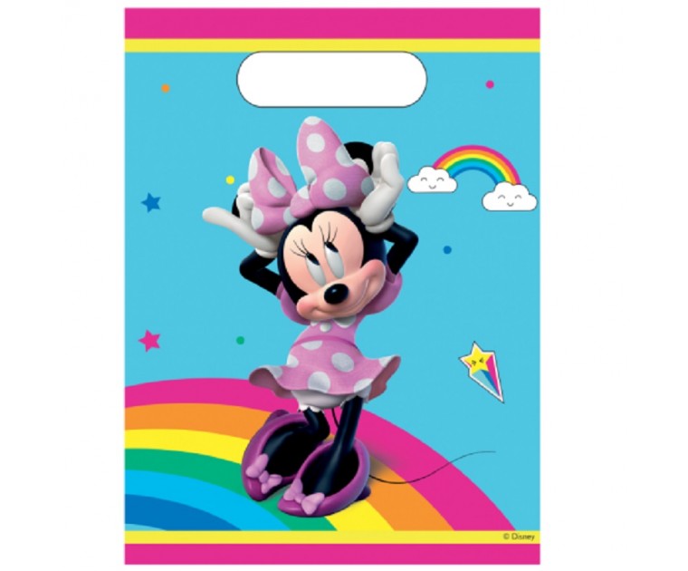 Sacos Minnie Arco íris 