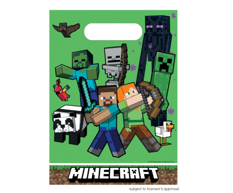Saco Doces e Ofertas Minecraft