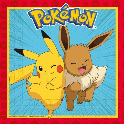 20 Guardanapos Pokemon
