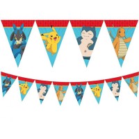 Bandeirolas Triangulares Pokemon