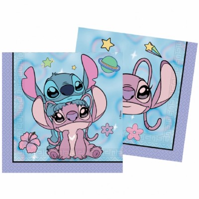 Guardanapos  Angel e Stitch 