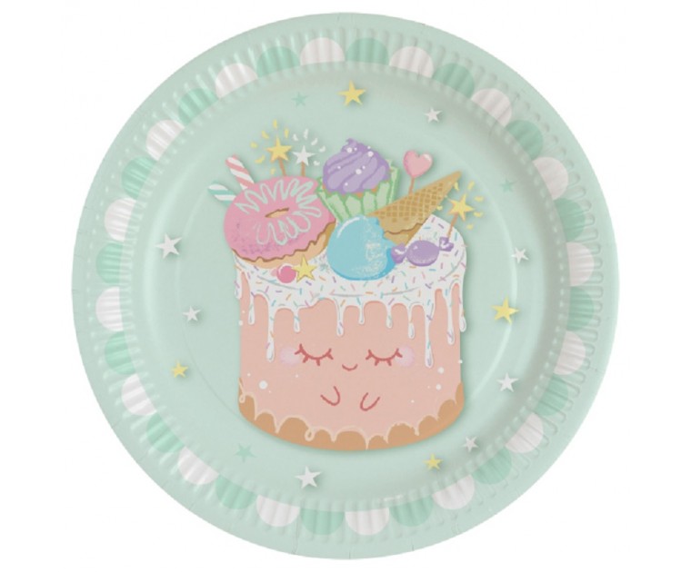 8 Pratos Cake