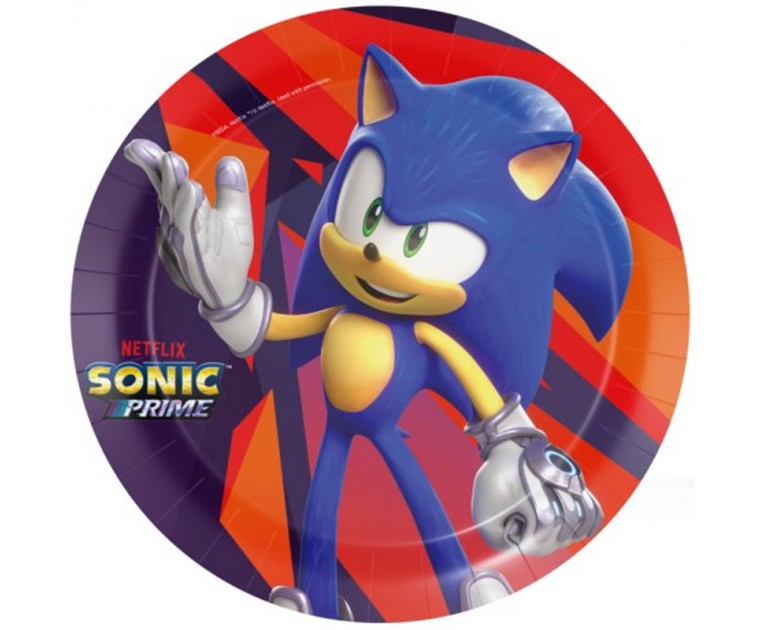Pratos Grandes Sonic 23 cms