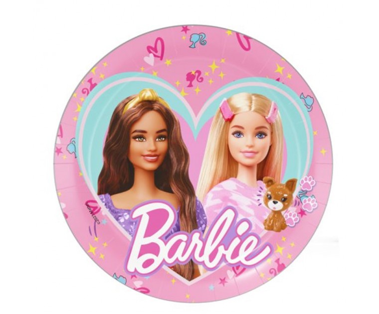 8 Pratos Barbie
