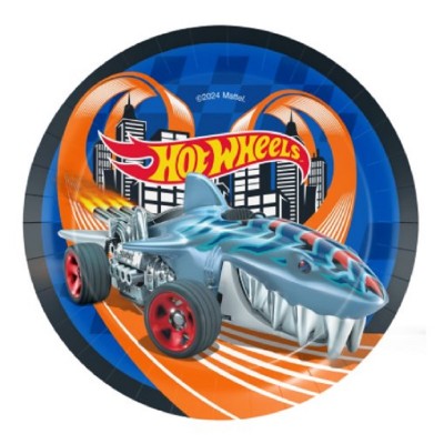 Pratos Pequenos Hot Wheels