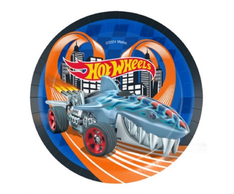 Pratos Pequenos Hot Wheels