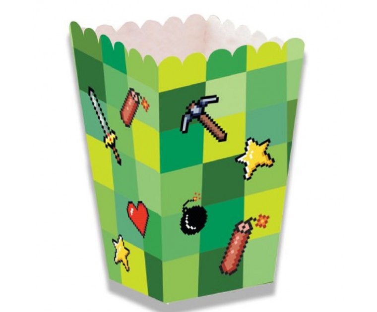 Caixas de Pipocas Minecraft