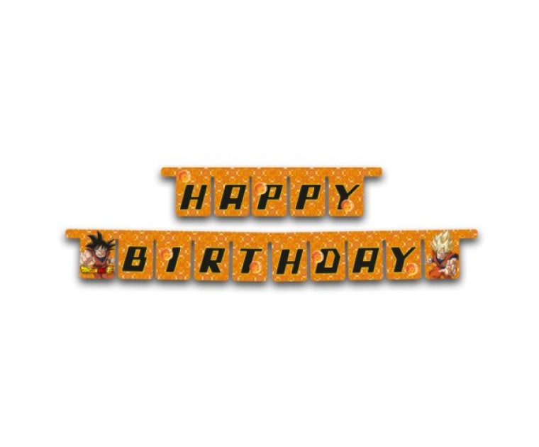 Banner Happy Birthday Dragon Ball