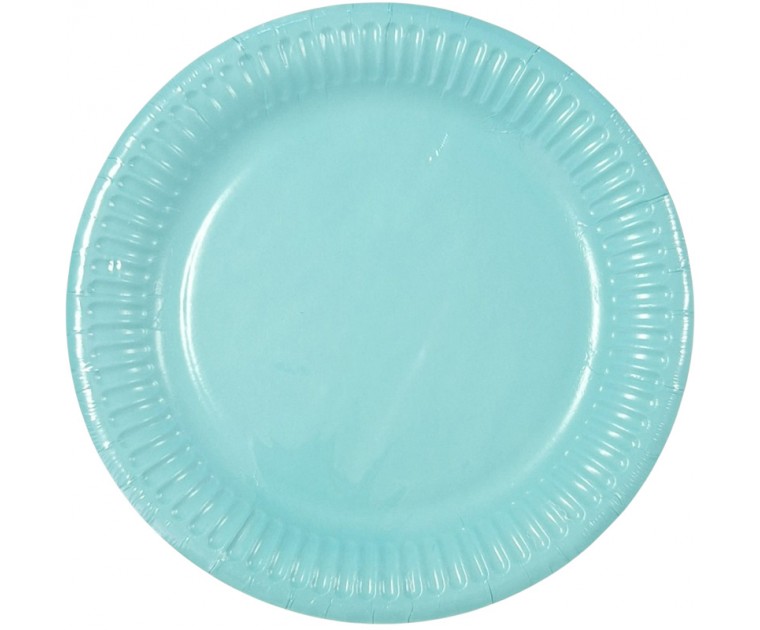 8 Pratos Verde Menta