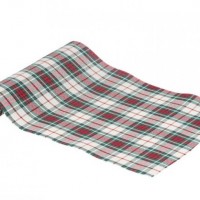 Corredor Mesa Padrão Escocês Tartan