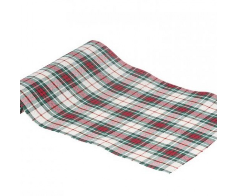 Corredor Mesa Padrão Escocês Tartan