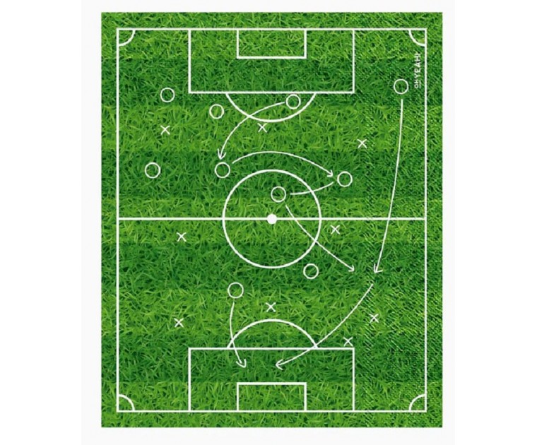 Guardanapos Campo Futebol Relvado