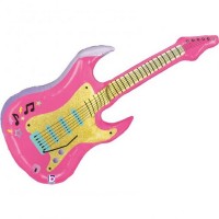 Balão Guitarra Eletrica Rosa