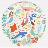 8 Pratos Sereias 23 cms 8 Pratos Sereias 23 cms