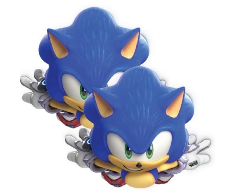 6 Máscaras Sonic 