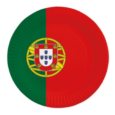 Pratos Bandeira Portugal