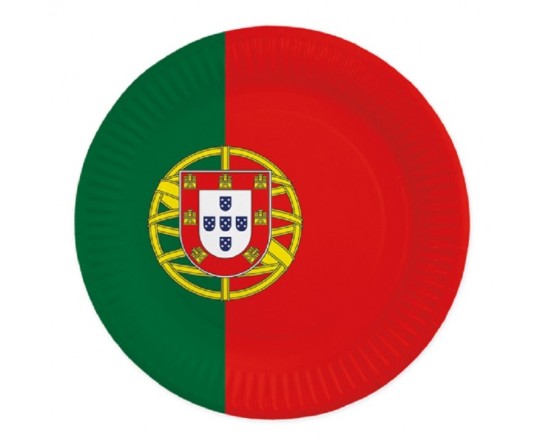 Pratos Bandeira Portugal