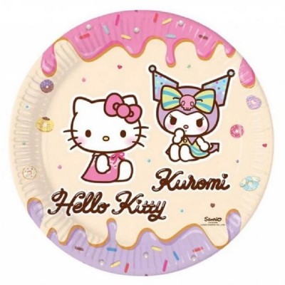 Pratos Hello Kitty
