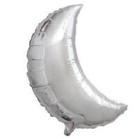 Balão Lua Prata 59 cms