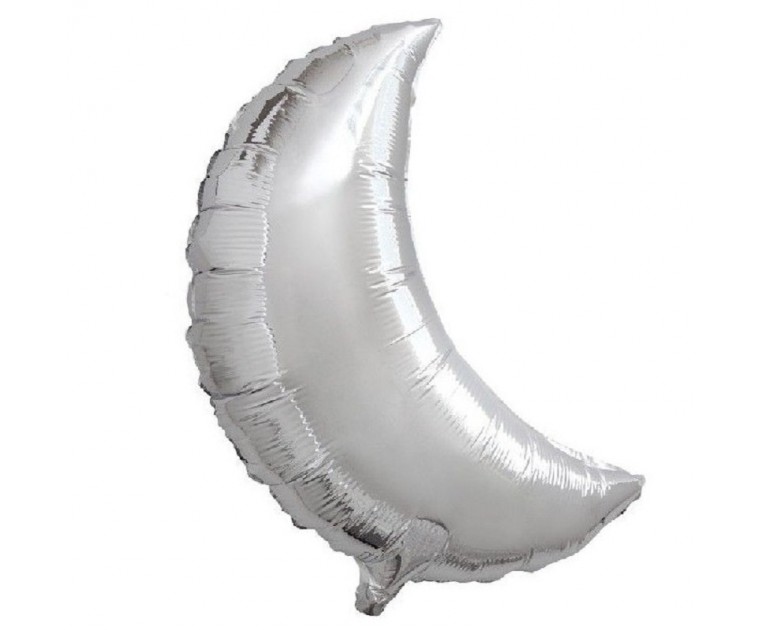 Balão Lua Prata 59 cms