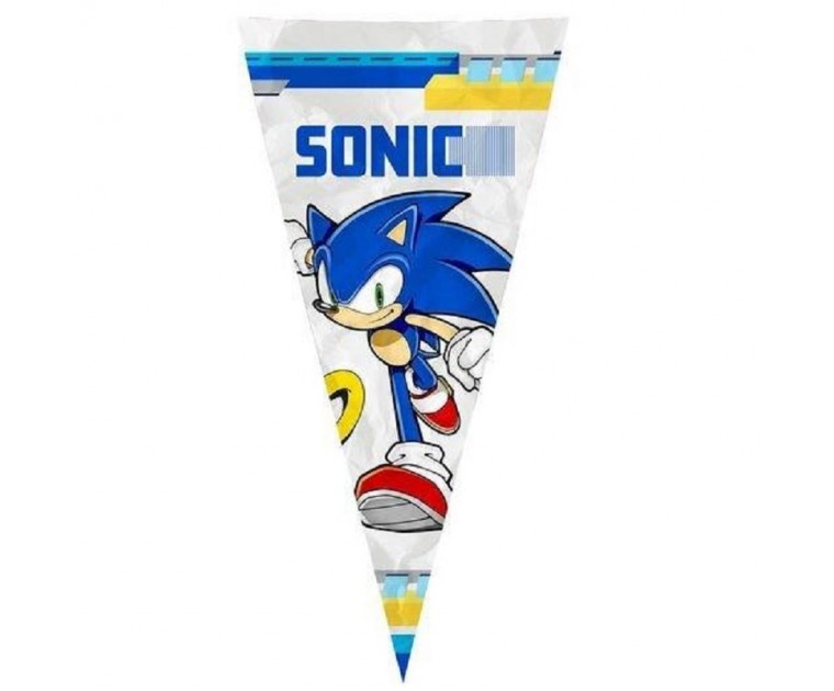 Conjunto de 10 Sacos de Cone Sonic
