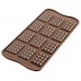 Molde para Chocolate Mini Tablete Silicomart