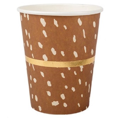 Copos Padrão com Lista Dourado