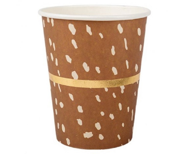 Copos Padrão com Lista Dourado