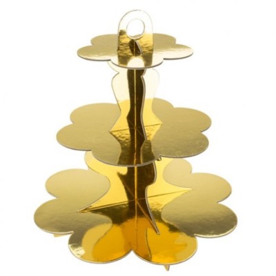 Stand Cup Cakes e Doces Dourado