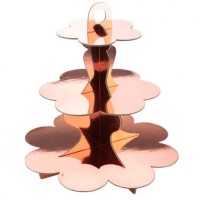 Stand Cup Cakes e Doces Rose Gold