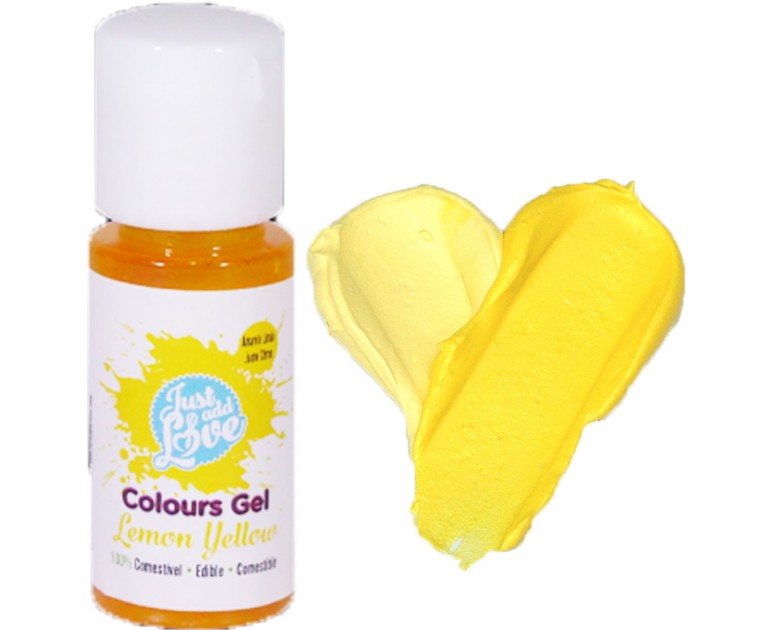 Corante Gel Amarelo Limão