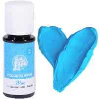 Corante Gel Neon Azul